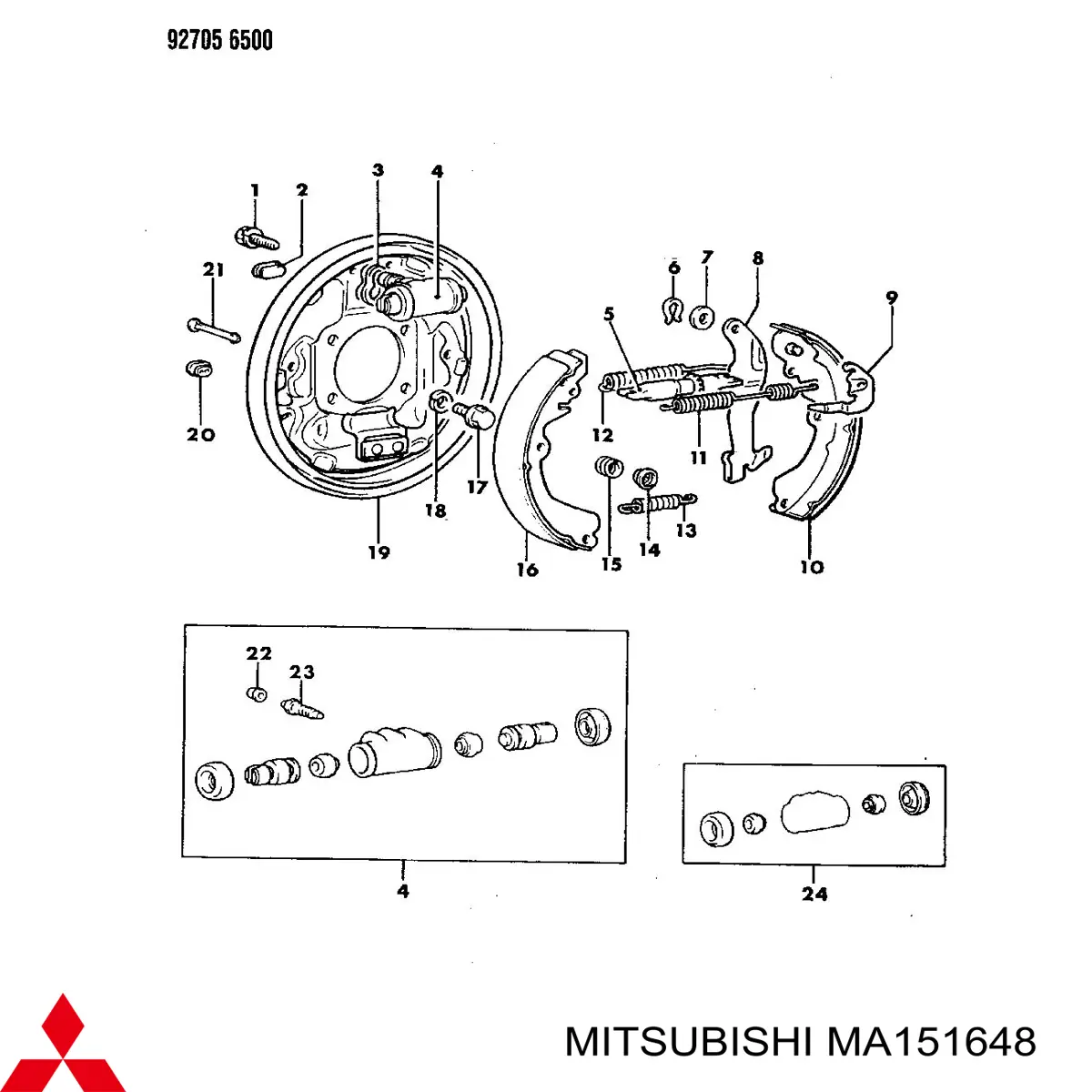  Mitsubishi MA151648 ціна, від 1.27 USD