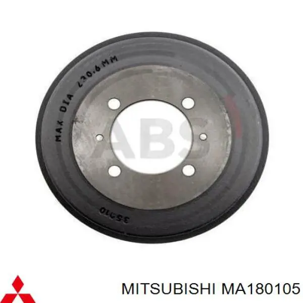 Барабан гальмівний задній Mitsubishi MB180105 ціна, від 50.93 USD