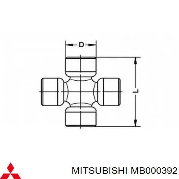  Mitsubishi MB000392 ціна, від 15.00 USD