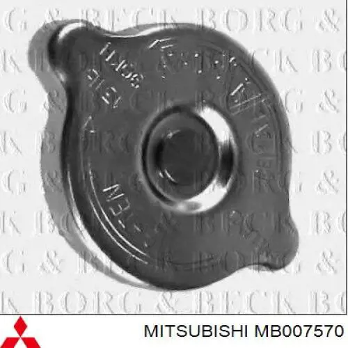 MB007570 Mitsubishi кришка/пробка радіатора