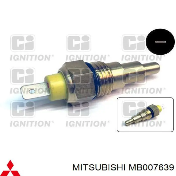 MB007639 Mitsubishi термо-датчик включення вентилятора радіатора