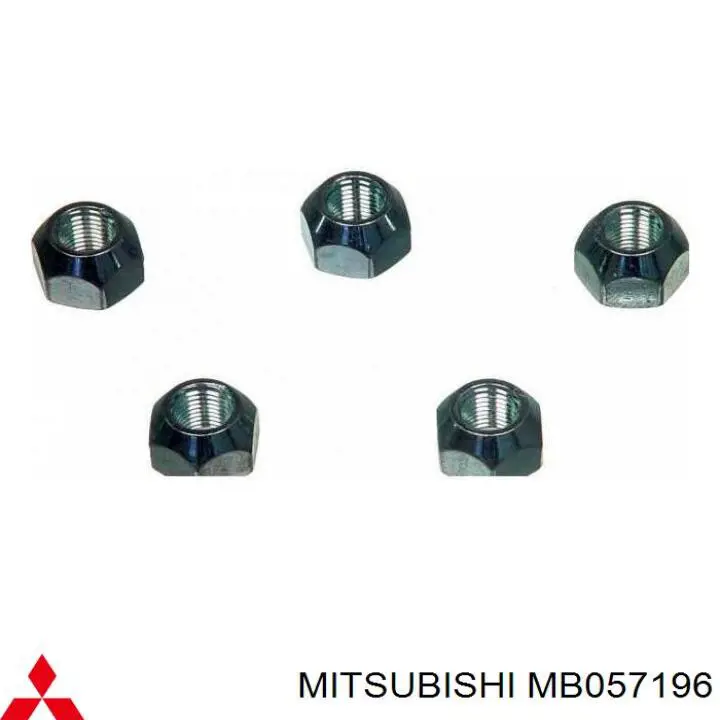 Гайка колісна Mitsubishi Pajero 2 Canvas Top (V2W, V4W) (Міцубісі Паджеро)