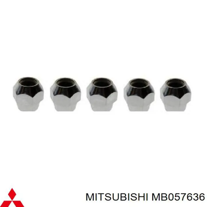 Купити MB057635 Mitsubishi Колісні гайки