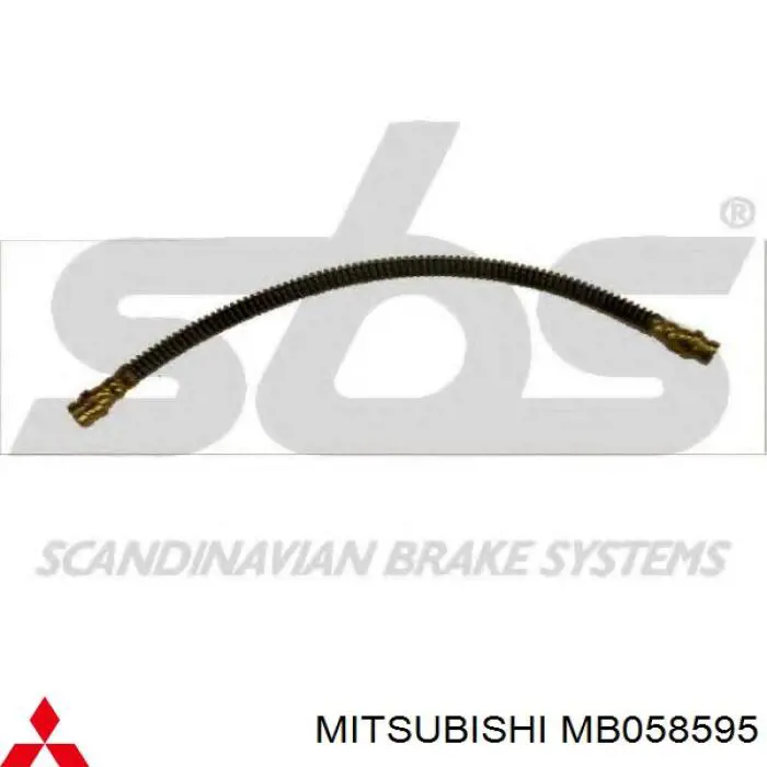 MB058595 Mitsubishi Шланг гальмівний задній