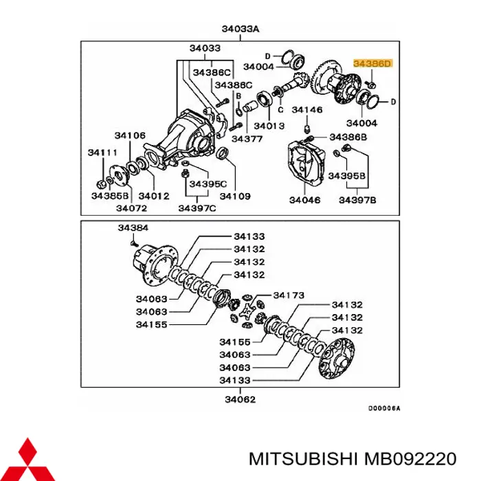 MB092220 Mitsubishi 