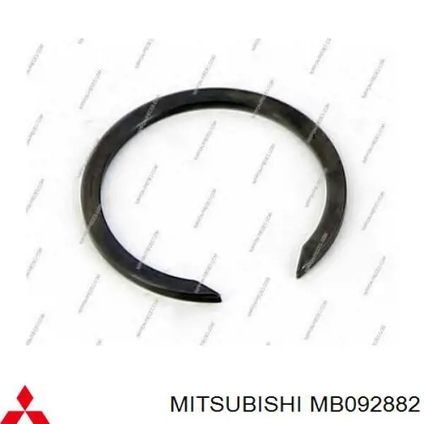 MB092882 Mitsubishi Кільце стопорне підшипника передньої маточини