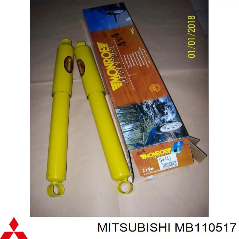 Амортизатор задній Mitsubishi MB110517 ціна, від 22.91 USD