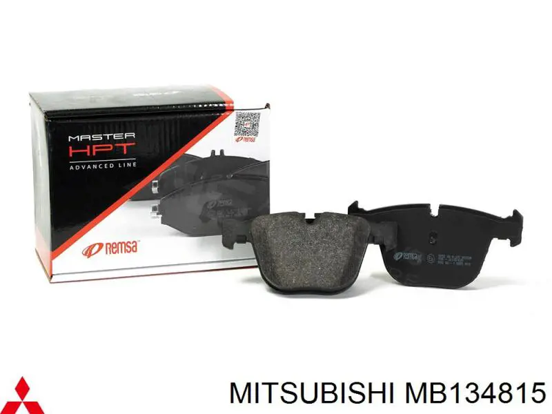 Колодки гальмівні передні, дискові MB134815 Mitsubishi