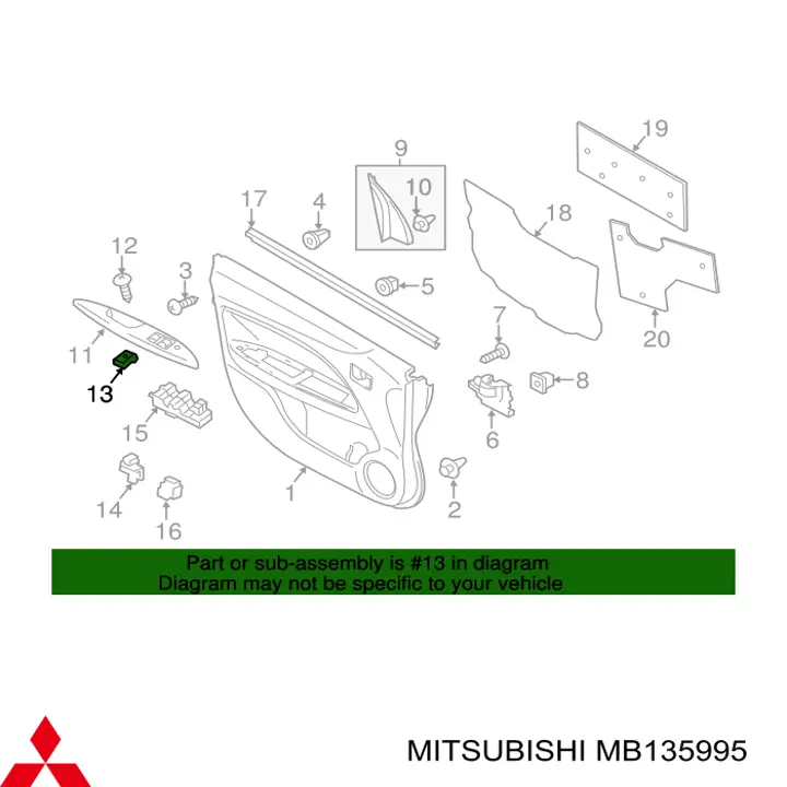 Купити MB135995 Mitsubishi 