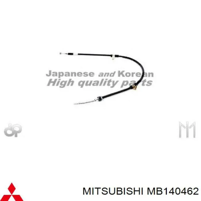 Купити MB140462 Mitsubishi Трос ручного гальма задній, лівий