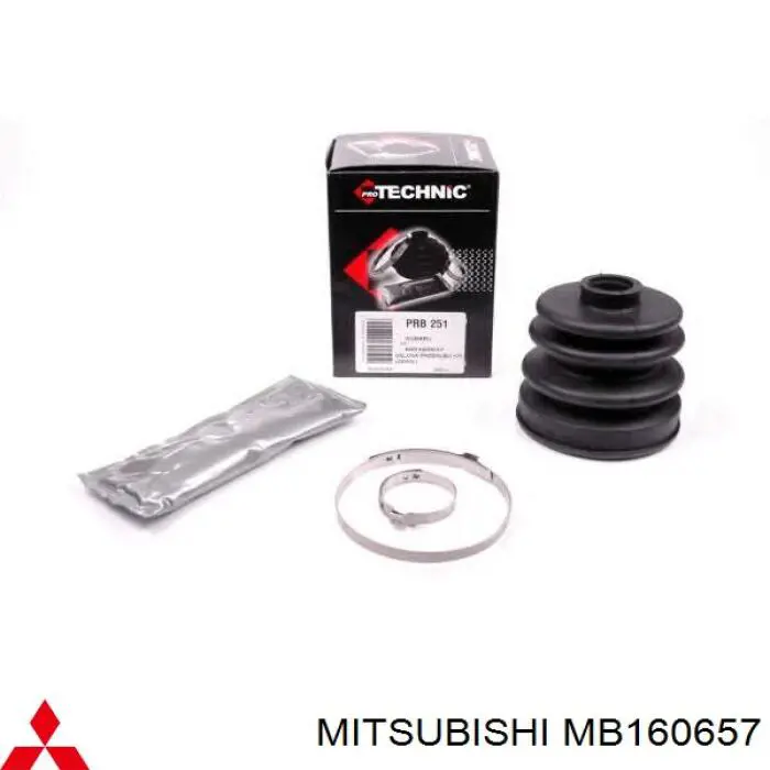 Пильник шарніра кутових швидкостей зовнішній передній Mitsubishi MB160657 ціна, від 7.44 USD