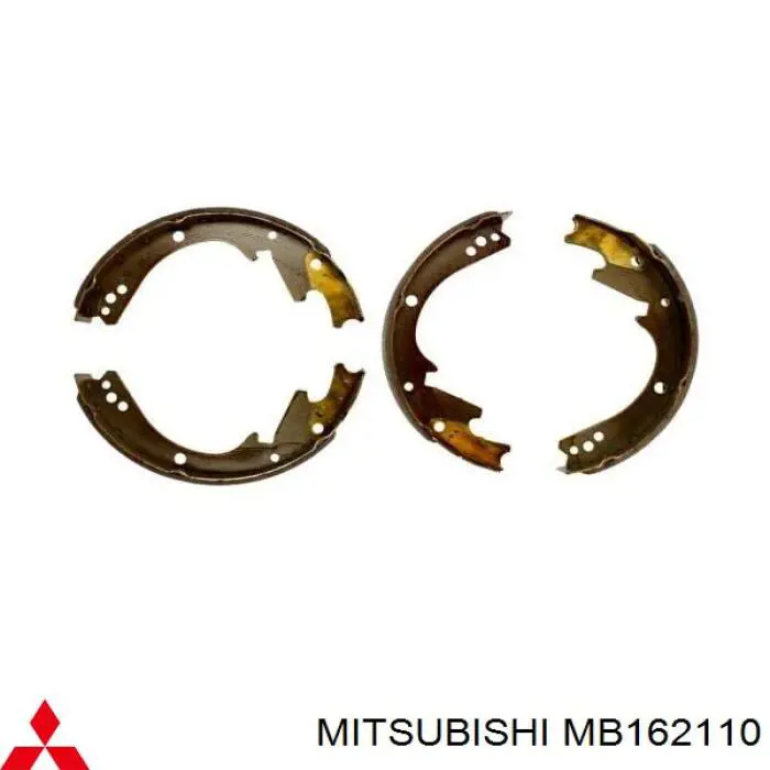 Колодки гальмові задні, барабанні Mitsubishi MB162110 ціна, від 49.17 USD