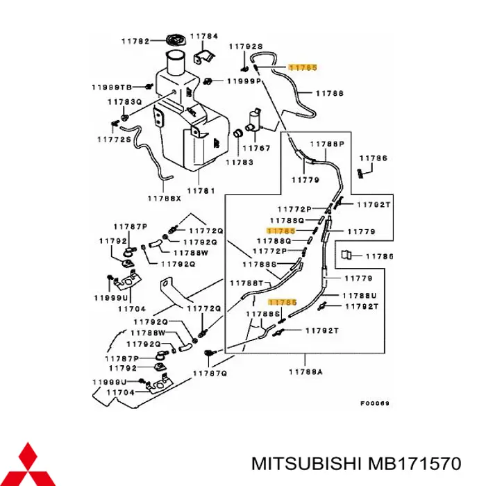  MB171570 Mitsubishi