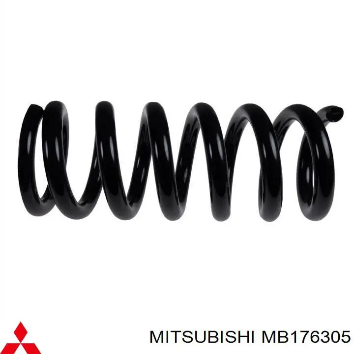 Пружина амортизатора передняя на Mitsubishi L 200 II K4T