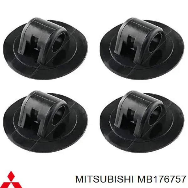 MB176757 Mitsubishi Втулка стабілізатора заднього