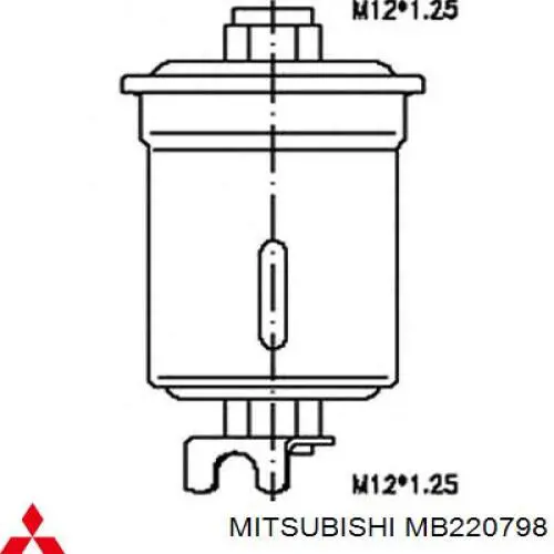 Фільтр тонкого очищення палива Mitsubishi MB220798 ціна, від 5.10 USD