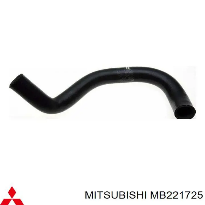 Купити MB221725 Mitsubishi Шланг/патрубок радіатора охолодження, нижній