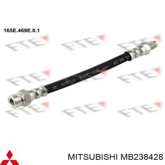 Шланг гальмівний передній Mitsubishi MB238428