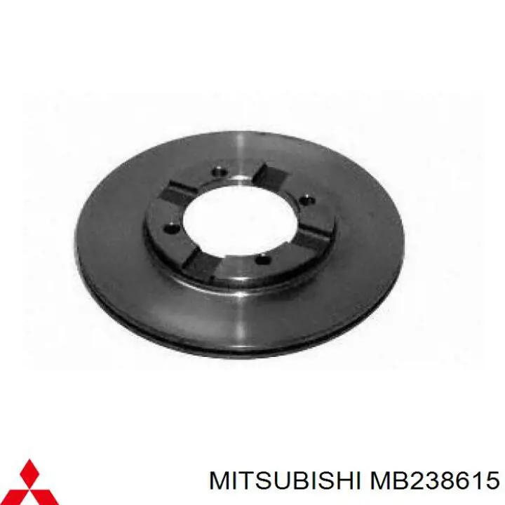 Диск переднього гальма Mitsubishi MB238615 ціна, від 27.17 USD