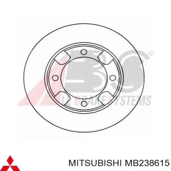Купити MB238615 Mitsubishi Ротор гальмівний