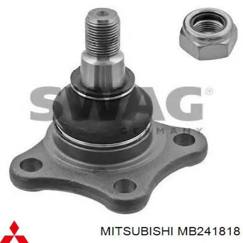 Кульова опора, нижня Mitsubishi MB241818 ціна, від 12.54 USD