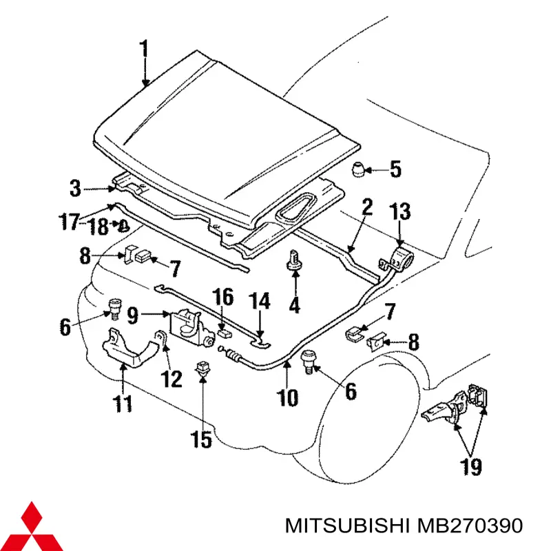  MB270390 Mitsubishi