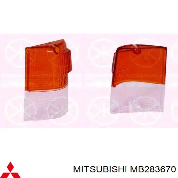 Показник повороту, правий Mitsubishi MB283670 ціна, від 9.59 USD