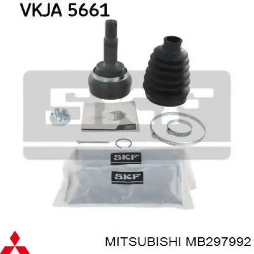 ШРУС зовнішній передній MB297992 Mitsubishi