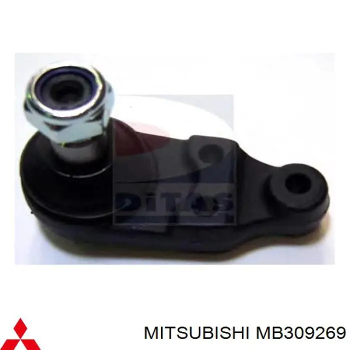Подушка (опора) двигуна, права (сайлентблок) Mitsubishi Colt 2 (C1A) (Міцубісі Кольт)