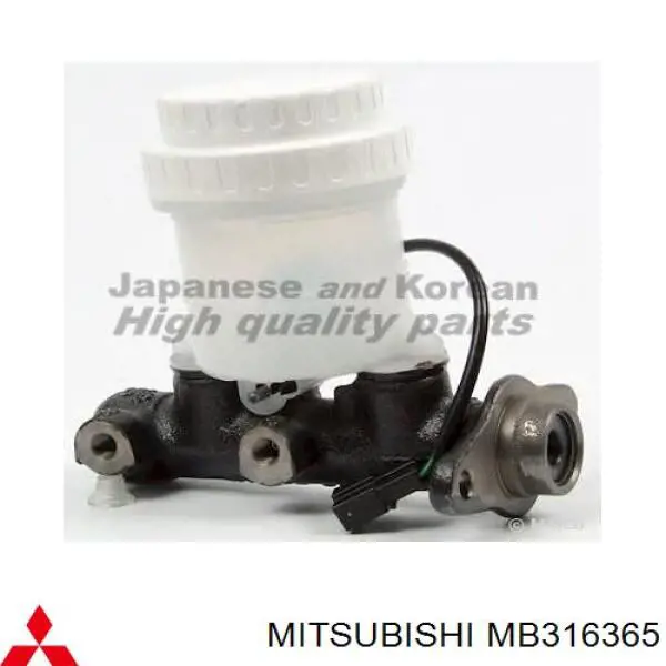 Циліндр головний гальма (Гідротормоз) Mitsubishi MB316365 ціна, від 39.70 USD