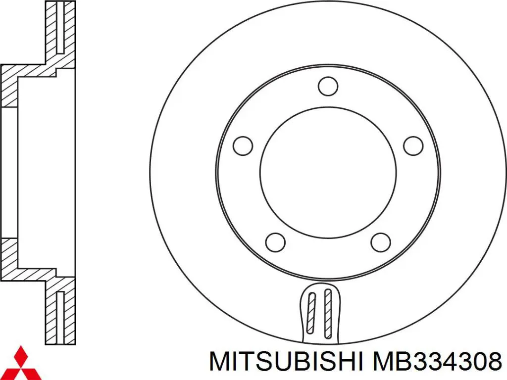 Купити MB334308 Mitsubishi Ротор гальмівний