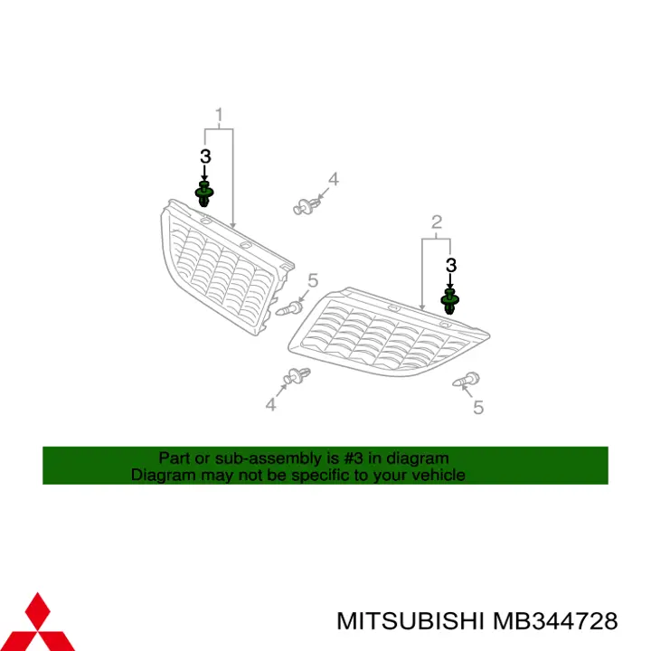  Mitsubishi MB344728 ціна, від 0.42 USD