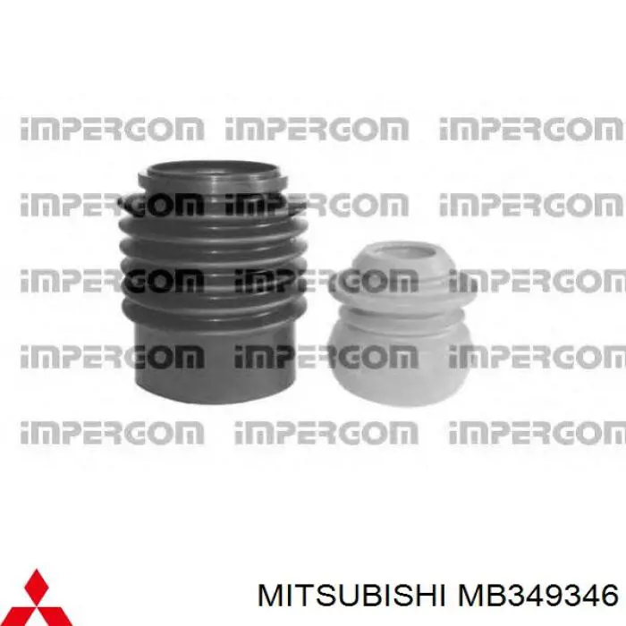MB349346 Mitsubishi пильник амортизатора переднього