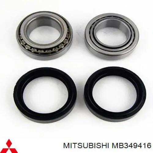 Комплект підшипник маточини передньої Mitsubishi MB349416 ціна, від 13.66 USD