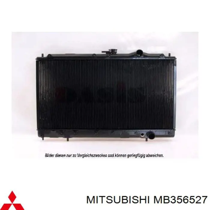 MB356527 Mitsubishi радіатор охолодження двигуна