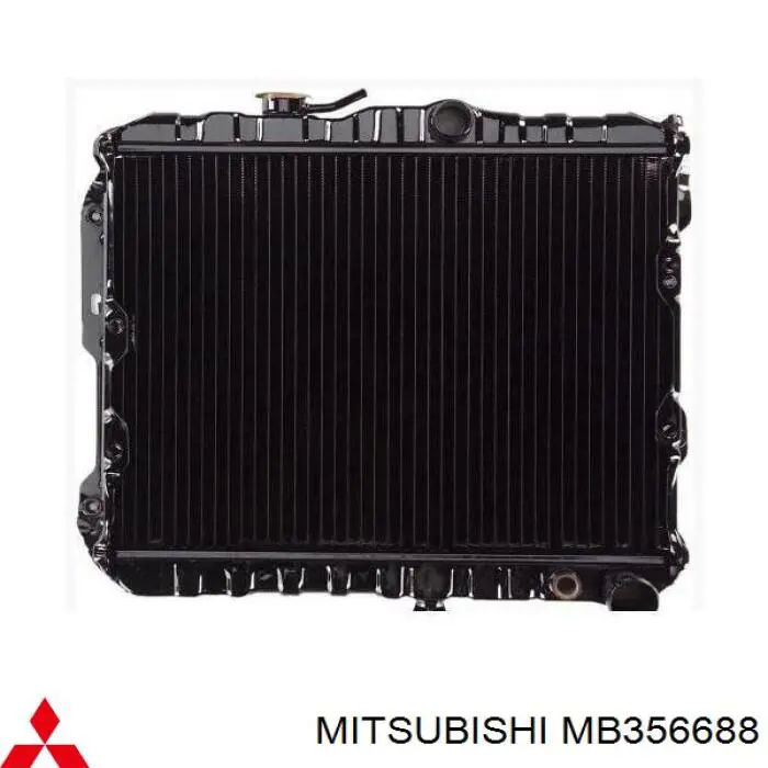 Купити MB356688 Mitsubishi Радіатор двигуна