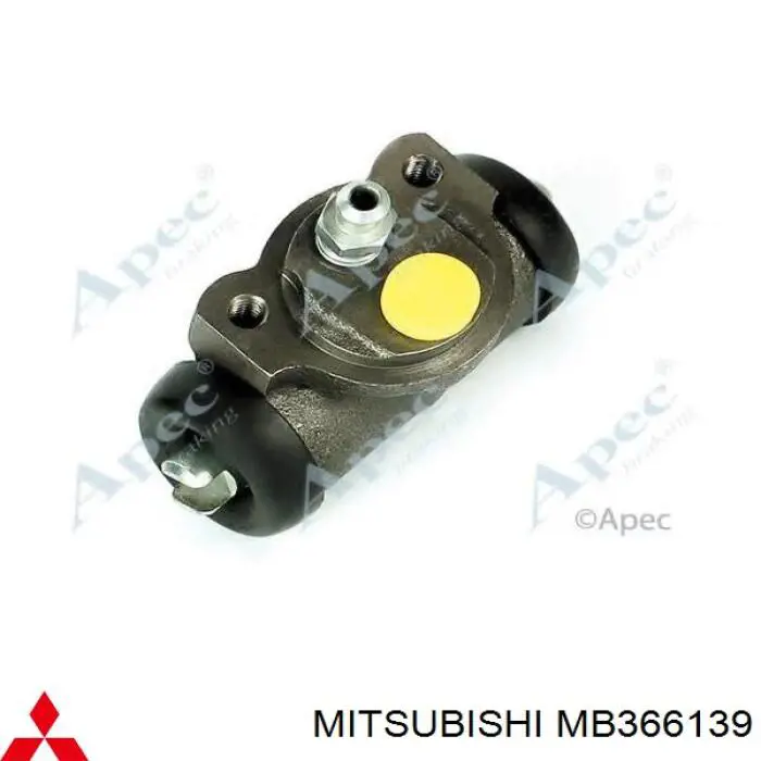 Циліндр гальмівний колісний/робочий, задній Mitsubishi MB366139 ціна, від 13.67 USD
