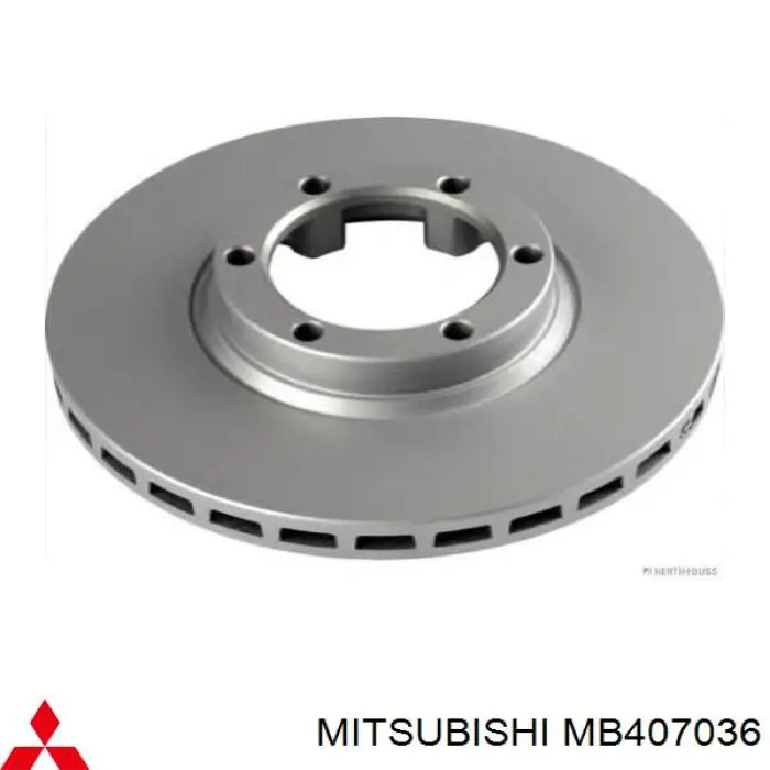 Диск переднього гальма Mitsubishi MB407036 ціна, від 43.23 USD