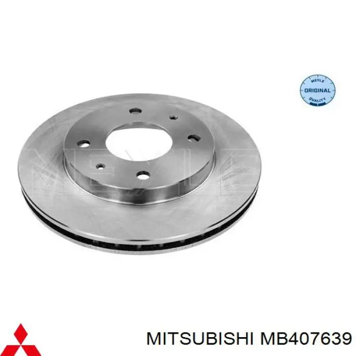 MB407639 Mitsubishi Гальмо дискове переднє