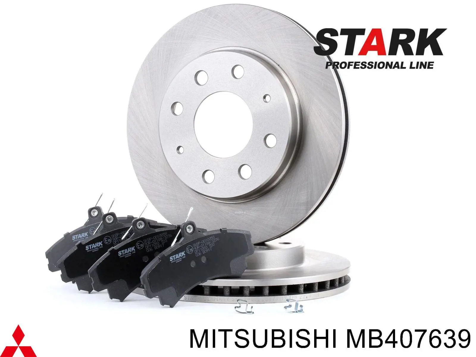 Диск переднього гальма Mitsubishi MB407639 ціна, від 30.97 USD