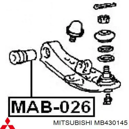 Купити MB430145 Mitsubishi Сайлентблок передньої підвіски