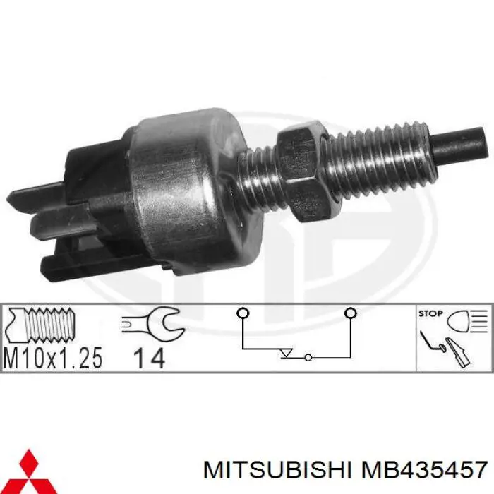 MB435457 Mitsubishi датчик включення стопсигналу