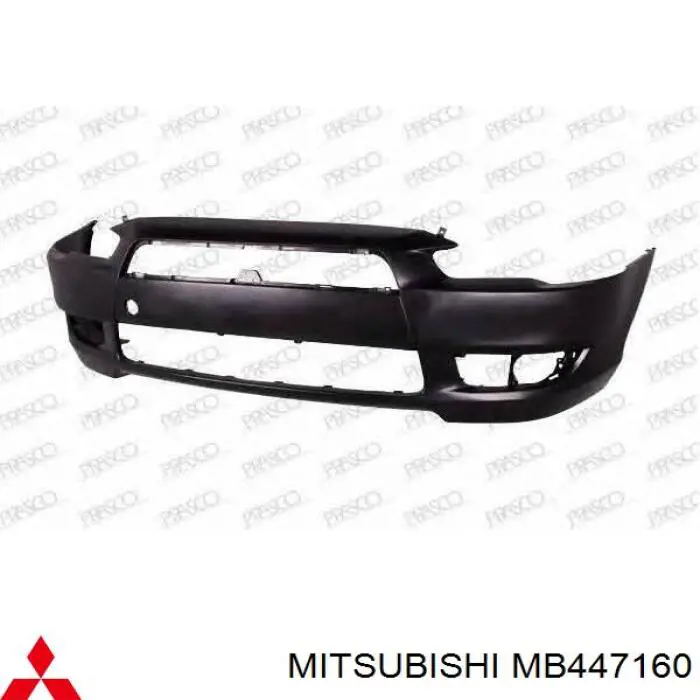 MB447160 Mitsubishi бампер передній