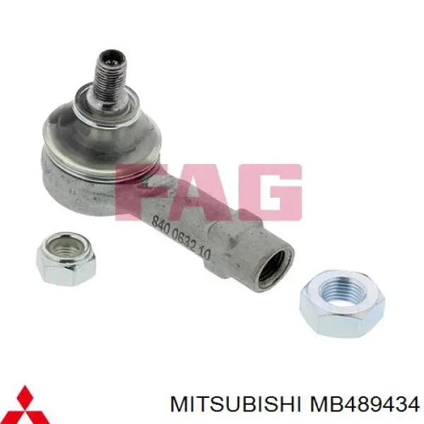 Накінечник рульової тяги, зовнішній MB489434 Mitsubishi