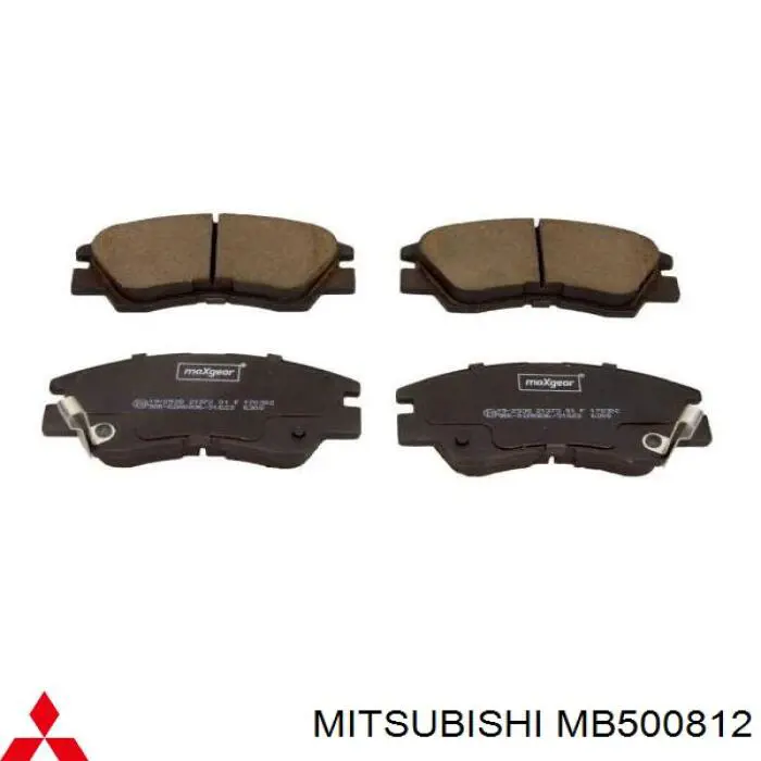 Гальмівні колодки Mitsubishi MB500812 ціна, від 13.94 USD