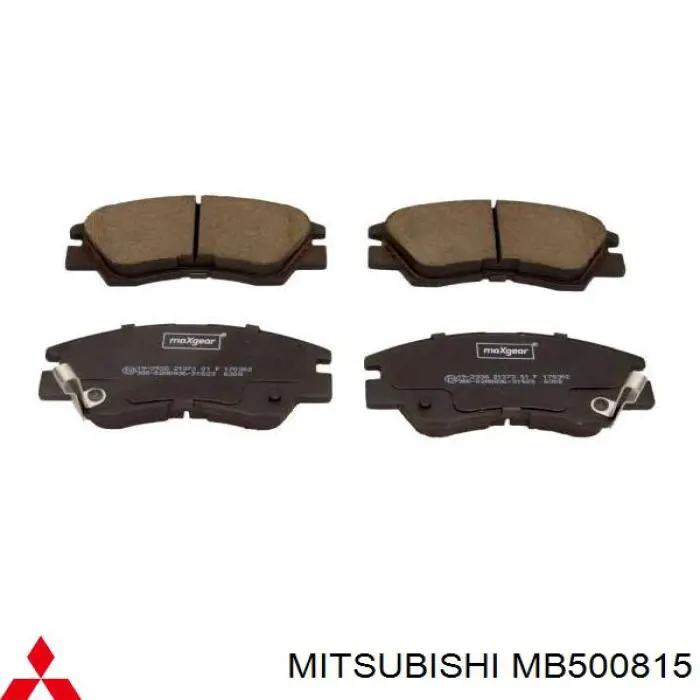 MB500815 Mitsubishi колодки гальмівні передні, дискові