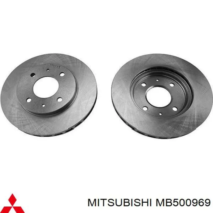Гальмівні диски передні MB500969 Mitsubishi