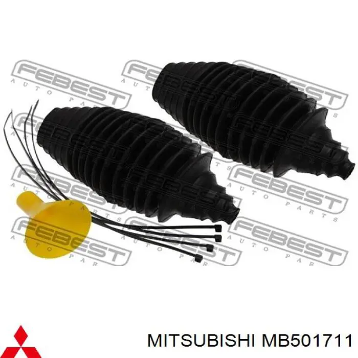 Пильник рульової тяги Mitsubishi MB501711 ціна, від 6.11 USD