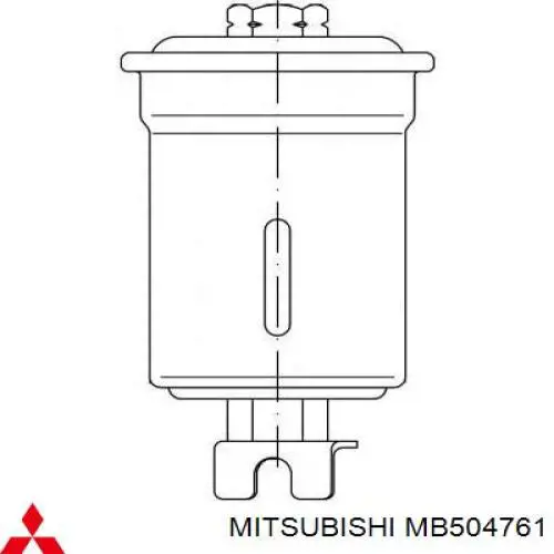Паливний фільтр MB504761 Mitsubishi