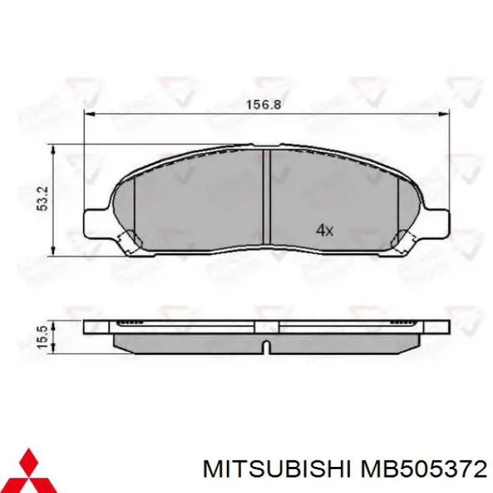 Купити MB505372 Mitsubishi Хрестовина карданного валу